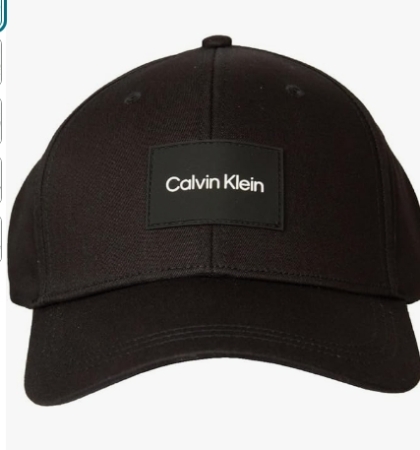 CAPPELLO CALVIN KLEIN CAPPELLO CON VISIERA NERO TAGLIA UNICA REGOLABILE ABBIGLIAMENTO UOMO E UNDERWEAR