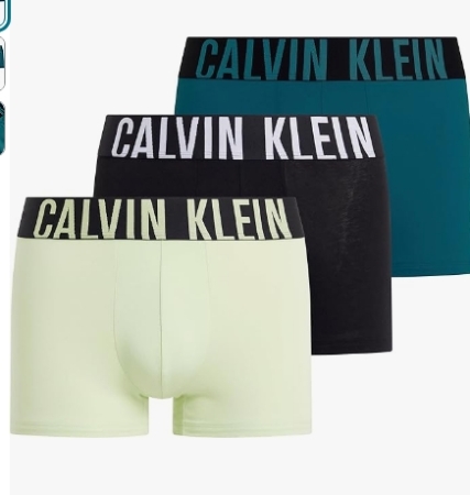 CALVIN KLEIN UOMO BOXER TRI-PACK COLORATI INTIMO E PIGIAMI UOMO