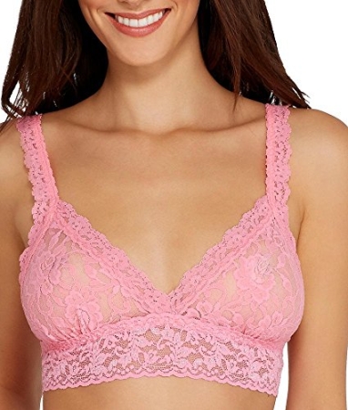 HANKY PANKY REGGISENO TRIANGOLO IN PIZZO COLORE ROSA INTIMO E PIGIAMI DONNA