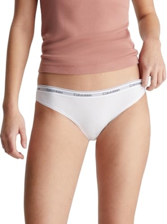 CALVIN KLEIN  SLIP CLASSICI  IN  CONFEZIONE DA 3 ( TRI-PACK) COLORE BIANCO-BIANCO-BIANCO INTIMO E PIGIAMI DONNA