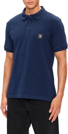 EMPORIO ARMANI UOMO POLO MANICA CORTA COLRE BLU NOTTE ABBIGLIAMENTO UOMO E UNDERWEAR